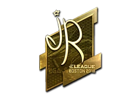 jR (Gold) | Boston 2018 sticker