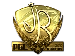 jR (Gold) | Krakow 2017 sticker