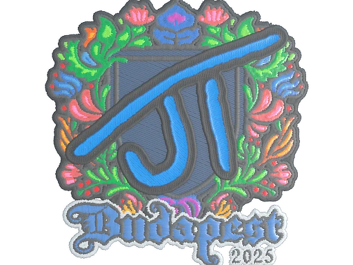 JT (Embroidered) | Budapest 2025 sticker
