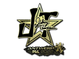 JT (Gold) | Antwerp 2022 sticker