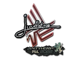 juanflatroo | Antwerp 2022 sticker