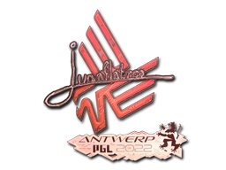juanflatroo (Holo) | Antwerp 2022 sticker