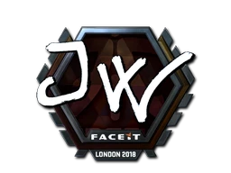 JW (Foil) | London 2018 sticker