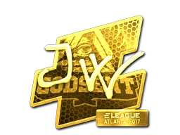 JW (Gold) | Atlanta 2017 sticker