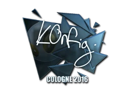 k0nfig (Foil) | Cologne 2016 sticker
