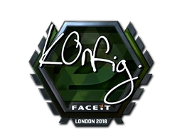 k0nfig (Foil) | London 2018 sticker