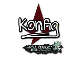 k0nfig (Glitter) | Antwerp 2022 sticker