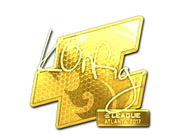 k0nfig (Gold) | Atlanta 2017 sticker