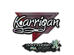 karrigan (Glitter) | Antwerp 2022 sticker