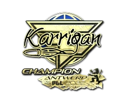 karrigan (Gold, Champion) | Antwerp 2022 sticker