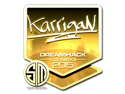 karrigan (Gold) | Cluj-Napoca 2015 sticker