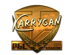 karrigan (Gold) | Krakow 2017 sticker
