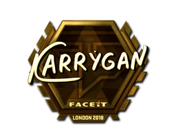 karrigan (Gold) | London 2018 sticker