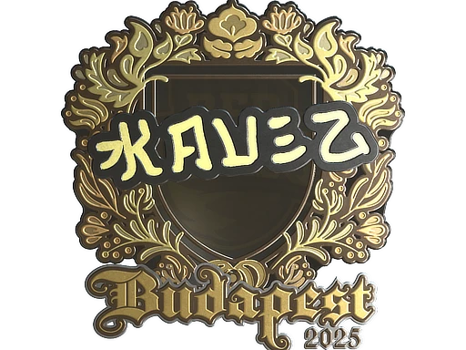 kauez (Gold) | Budapest 2025 sticker