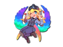 Kawaii CT sticker