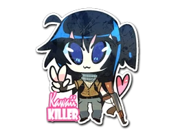Kawaii Killer Terrorist sticker