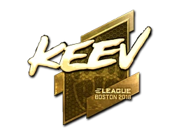 keev (Gold) | Boston 2018 sticker