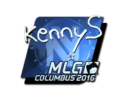 kennyS (Foil) | MLG Columbus 2016 sticker