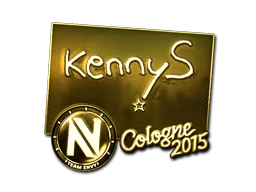 kennyS (Gold) | Cologne 2015 sticker