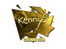 kennyS (Gold) | Cologne 2016 sticker