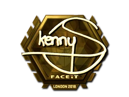 kennyS (Gold) | London 2018 sticker