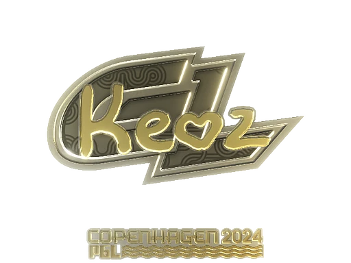Keoz (Gold) | Copenhagen 2024 sticker