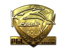 keshandr (Gold) | Krakow 2017 sticker
