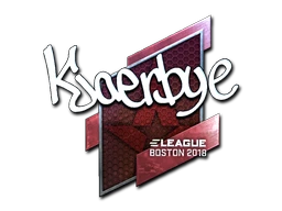 Kjaerbye (Foil) | Boston 2018 sticker