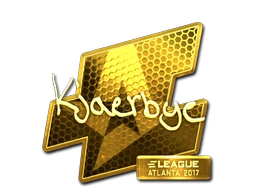 Kjaerbye (Gold) | Atlanta 2017 sticker