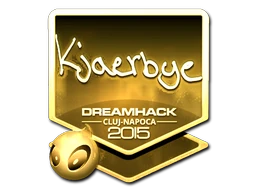Kjaerbye (Gold) | Cluj-Napoca 2015 sticker