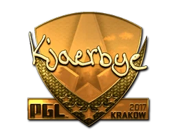 Kjaerbye (Gold) | Krakow 2017 sticker