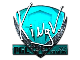 kNgV- (Foil) | Krakow 2017 sticker