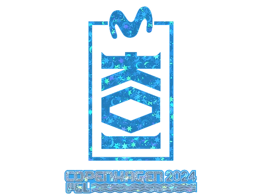 KOI (Glitter) | Copenhagen 2024 sticker