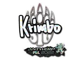 Krimbo (Glitter) | Antwerp 2022 sticker