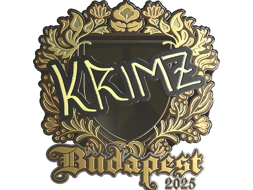 KRIMZ (Gold) | Budapest 2025 sticker
