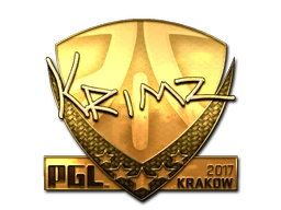 KRIMZ (Gold) | Krakow 2017 sticker