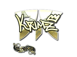 KRIMZ (Gold) | Paris 2023 sticker