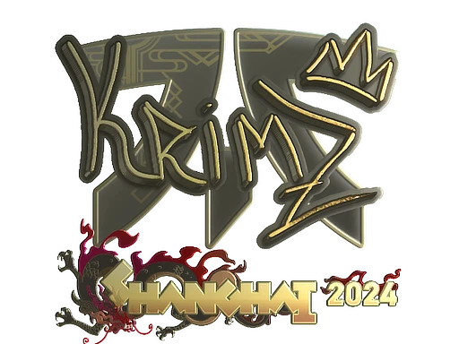 KRIMZ (Gold) | Shanghai 2024 sticker