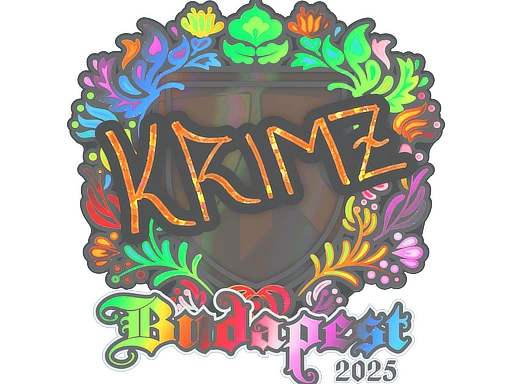 KRIMZ (Holo) | Budapest 2025 sticker