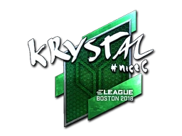 kRYSTAL (Foil) | Boston 2018 sticker
