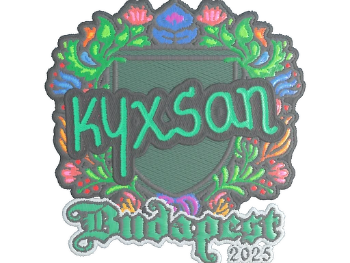 kyxsan (Embroidered) | Budapest 2025 sticker
