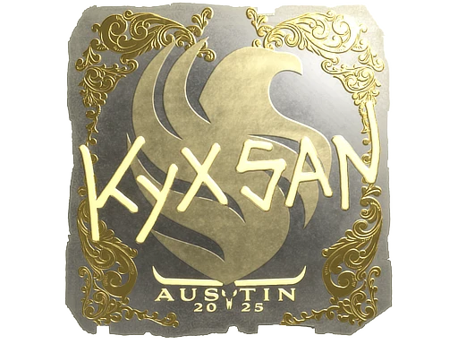 kyxsan (Gold) | Austin 2025 sticker