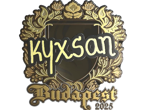 kyxsan (Gold) | Budapest 2025 sticker