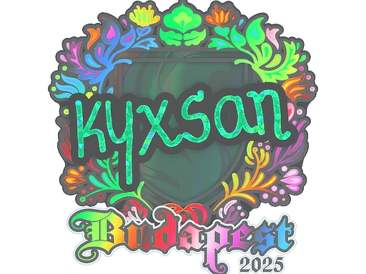 kyxsan (Holo) | Budapest 2025 sticker