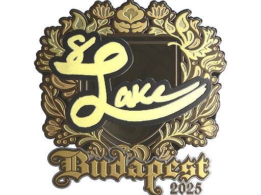 Lake (Gold) | Budapest 2025 sticker