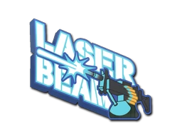 Laser Beam sticker