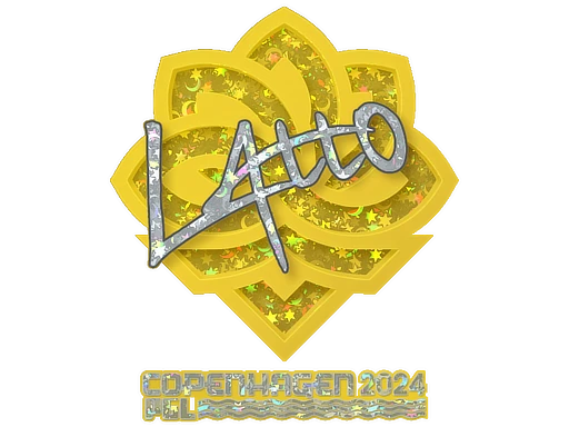 latto (Glitter) | Copenhagen 2024 sticker