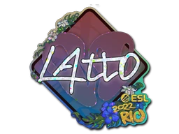 latto (Glitter) | Rio 2022 sticker
