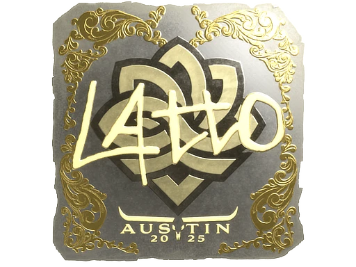 latto (Gold) | Austin 2025 sticker