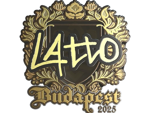 latto (Gold) | Budapest 2025 sticker